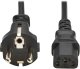 Kabel zasilający Eaton PDU POWER CORD C13 TO SCHUKO/(CEE 7/7) - 10A 250V H05VV-F 2M 2