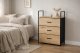 Okmed M19H ELEGANCKA SZAFKA 3 SZUFLADY JASNY 6