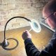 Lampka biurkowa Physa Lampa LED ze szkłem powiększającym Slim 9
