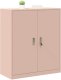 vidaXL vidaXL Szafka do przechowywania Różowy 90 x 40 x 105 cm Stal 3