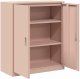 vidaXL vidaXL Szafka do przechowywania Różowy 90 x 40 x 105 cm Stal 5