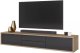 Helvetia Szafka RTV FRIDA 2K2S 180cm dąb olejowany/antracyt HELVETIA 4