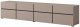 Helvetia Szafka RTV CROSS 4K4S 225cm congo/czarna HELVETIA 1