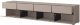 Helvetia Szafka RTV CROSS 4K4S 225cm congo/czarna HELVETIA 2