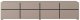 Helvetia Szafka RTV CROSS 4K4S 225cm congo/czarna HELVETIA 3