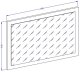 Helvetia Lustro do przedpokoju CROSS 40x60cm dąb wotan HELVETIA 5