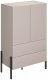 Helvetia Komoda wysoka JUKON 2D2S 90cm kaszmirowa HELVETIA 1
