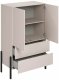 Helvetia Komoda wysoka JUKON 2D2S 90cm kaszmirowa HELVETIA 2