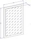 Helvetia Lustro do przedpokoju CROSS 40x60cm zielony HELVETIA 5