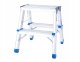 Geko Drabina aluminiowa 2-stopniowa dwustronna 150kg (1) 3