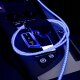 Kabel USB TelForceOne QUALO kabel świecący USB-C-Lightning 1M 3A biało/srebrny QCS-CL-00 8