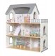 VimToys B70S Drewniany domek lalek taras akcesoria zestaw XXL 1