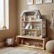 VimToys B70S Drewniany domek lalek taras akcesoria zestaw XXL 4