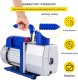 Marina Pompa próżniowa 7CFM, 1/2HP, rotacyjna łopatkowa, jednostopniowa HVAC 6