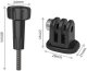 KiwiFotos Uchwyt adapter montażowy 1/4 cala obrotowy 360 do Action 5 Pro / Osmo Pocket 3 / Insta360 GO 3S 13
