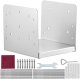 vidaXL Regulowana podstawa słupa 203x203 mm stal nierdzewna 4 szt. do tarasu 1