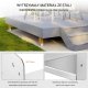 vidaXL Regulowana podstawa słupa 203x203 mm stal nierdzewna 4 szt. do tarasu 3