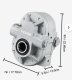 Virax Pompa hydrauliczna do łuparki 16,6 GPM 2500 PSI silnik 540 RPM 2