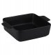 Alpina Alpina - Ceramiczne naczynie żaroodporne do zapiekania kwadratowe 26,5x20,5x6,7 cm (czarny) 1