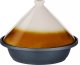 Alpina Naczynie do duszenia Tajine z ceramiczną pokrywą stożkową 30x25 cm 2,5 L 2