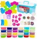click4TOYS Slime Glinka Duży Zestaw Do Robienia Slime Foremki Ozdoby Brokat Dla Dzieci 1