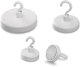 Magnetoplan Magnetoplan 52636, Indoor, Universal hook, White, Magnet, 8 kg, 3.6 cm 1