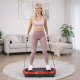ExtraLink Moonwalk Spin Move Platofrma Wibracyjna do Ćwiczeń Fitness 200W czerwona 4