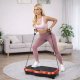 ExtraLink Moonwalk Spin Move Platofrma Wibracyjna do Ćwiczeń Fitness 200W czerwona 9