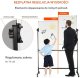 Vevor Tablica suchościeralna magnetyczna 120x80cm dwustronna mobilna na kółkach 5