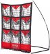 Training Showroom Siatka baseballowa treningowa 9 otworów składana z torbą trening rzutu 1