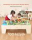 3 Sprouts Stolik drewniany dla dzieci 62 klocki, 3w1, z dużą szufladą, 3+ 6