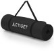 Actiget Mata do jogi, ćwiczeń fitness 183x61 cm antypoślizgowa, materac do stretchingu czarny Uniwersalny 6