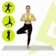 Actiget Mata do jogi, ćwiczeń fitness 183x61 cm antypoślizgowa, materac do stretchingu miętowy Uniwersalny 20