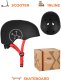 Kiddimoto Kask Nils Extreme MTW001 Czarny Lekki Ochronny 2