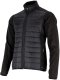Stalco Bluza softshell męska odzież hybrydowa termoizolacja stójka elementy kontrastowe zamek strunowy kryty wydłużany tył czarna AUGUST 3XL 1