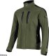 Stalco Męska bluza robocza elastyczna wiatroszczelna dodatki odblaskowe 3M Scotchlite budownictwo serwis montaż oliwkowa czarna STRETCH LINE - czarny 2XL 6