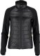 Stalco Bluza softshell damska odzież hybrydowa termoizolacja stójka elementy kontrastowe zamek strunowy kryty wydłużany tył czarna August W L 1