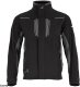 Stalco Męska bluza robocza elastyczna wiatroszczelna dodatki odblaskowe 3M Scotchlite budownictwo serwis montaż oliwkowa czarna STRETCH LINE - czarny XL 2