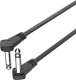 Roxtone ROXTONE FPJJ100L0001 kabel audio 0,1m 2x wtyk jack 6,3mm mono kątowy 2