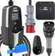 Ładowarka EV+ Mobilna Ładowarka EV 11kW Typ 2 CEE 16A 3-Fazy Kabel 7,8m Regulacja Mocy 1