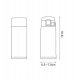 ZOJIRUSHI Etui Zojirushi MCAA01-RA czerwone, na termos, 3WAY, stabilne 4