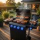 LTC LTC BBQ, Grill gazowy, 5 palników, miejsce na butlę, czarny 7