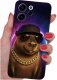 krainaGSM Do Oppo Reno15 F | 15 Fs Wzory | Silikonowe Matt Case + Szkło 9H 4