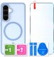 krainaGSM Etui Magnetyczne Matowe Do Samsung A36 | A37 5G |Do Magsafe Trwałe + Szkło 6