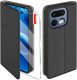 krainaGSM Etui Magnet Do Realme 16 Pro 5G Zamykane Czarne Futerał + Szkło 9H 1