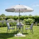 ProGarden PARASOL OGRODOWY 185CM POPIELATY 9