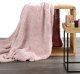 Design 91 Koc CARO 150x200 pudrowy róż mikroflano jodełka 340gsm 1