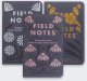 Make Notes Notes Field Notes Jesienne Kwiaty Linie 3 Pack 1