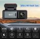 Wideorejestrator Diaway Kamera Wideorejestrator Samochodowa 4K GPS + Tylna Kamera Rejstrator WiFi HD 15