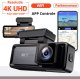 Wideorejestrator Diaway Kamera Wideorejestrator Samochodowa 4K GPS + Tylna Kamera Rejstrator WiFi HD 6